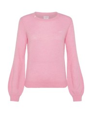 SUN68 Maglia Donna K43252 AI 23/24 lana 04 ROSA SUN68 K43252 round ...