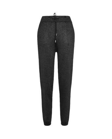 pantalone nero da uomo con LOGO RICAMATO su tasche laterali | SUN68