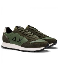 sneaker militare scuro da uomo con INSERTI in nylon e MESH | SUN68