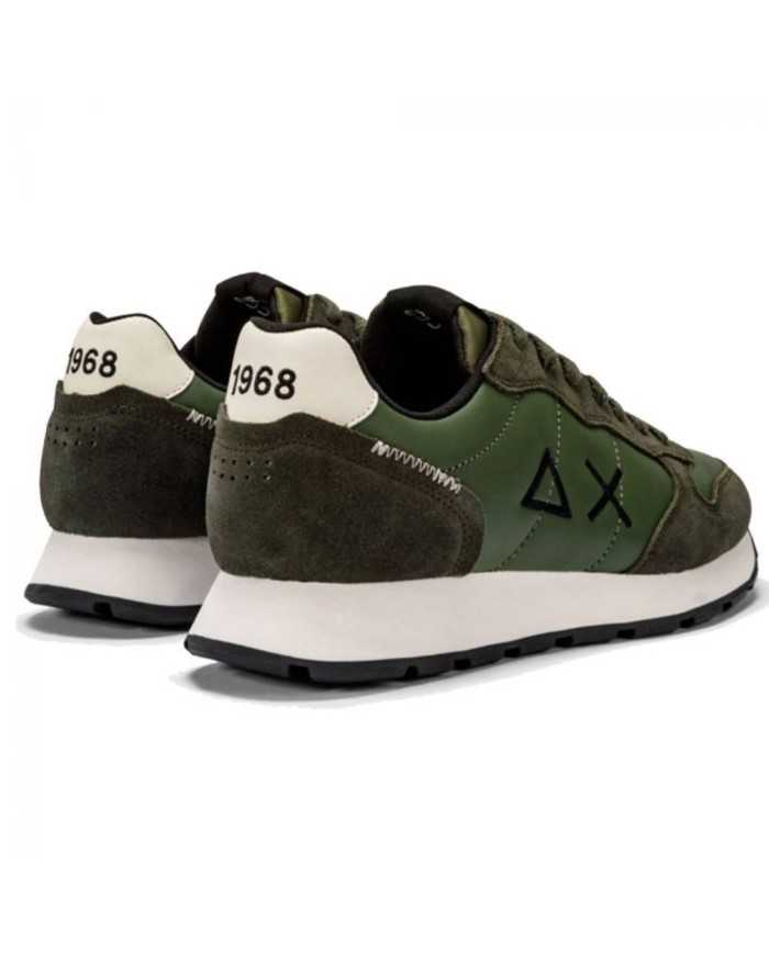 sneaker militare scuro da uomo con INSERTI in nylon e MESH | SUN68