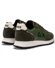 sneaker militare scuro da uomo con INSERTI in nylon e MESH | SUN68