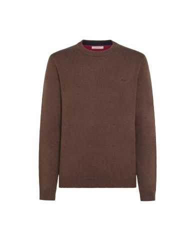 maglia testa di moro uomo con LOGO RICAMATO e bordi a COSTINE | SUN68 maglia testa di moro uomo con LOGO RICAMATO e bordi a COSTINE | SUN68