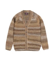 cardigan color2 da uomo LAVORATO A MAGLIA con bordi a COSTINE | BOB