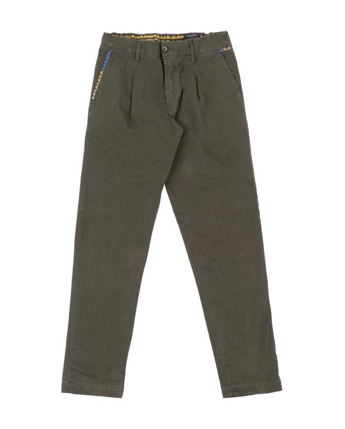 pantalone selva da uomo con DETTAGLIOR RICAMO | BOB pantalone selva da uomo con DETTAGLIOR RICAMO | BOB