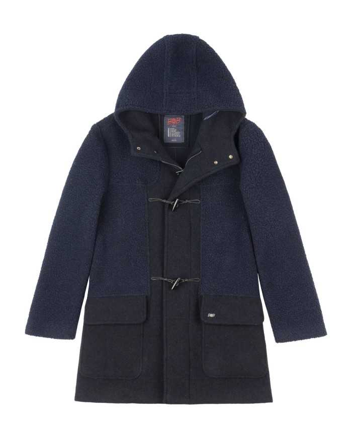 capotto parka lungo notte da uomo con PENDAGLIO LOGATO | BOB capotto parka lungo notte da uomo con PENDAGLIO LOGATO | BOB