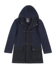 capotto parka lungo notte da uomo con PENDAGLIO LOGATO | BOB