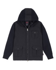 maglia blu da uomo LAVORATO A MAGLIA con BORDI A COSTINE | BOB maglia blu da uomo LAVORATO A MAGLIA con BORDI A COSTINE | BOB