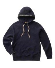 felpa blu da uomo con SCUDO BLAUER su manica sinistra | BLAUER