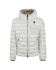 piumino tapioca interno biscotto da uomo con LOGO PATCH | BLAUER