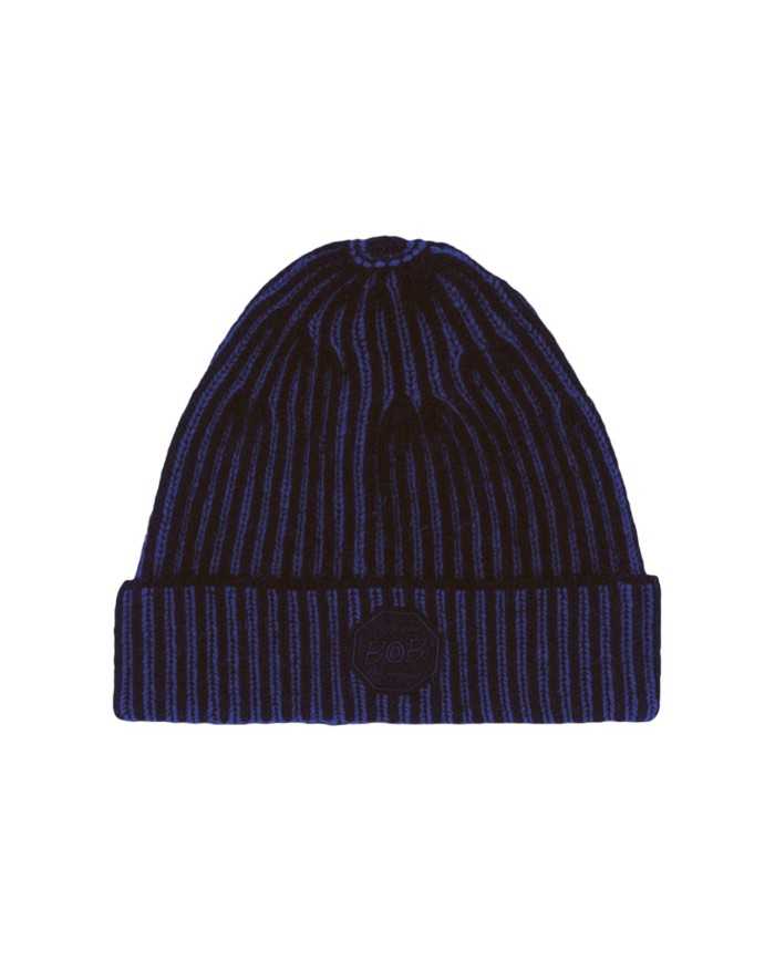 cappellino nero/copy da uomo con PATCH LOGATA su risvolto | BOB cappellino nero/copy da uomo con PATCH LOGATA su risvolto | BOB