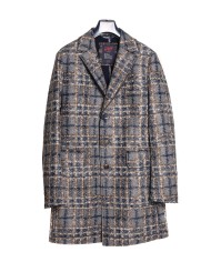 capotto var/grigio con LAVORAZIONE A QUADRI e STEMMA LOGATO | BOB