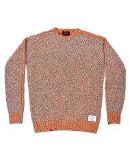 maglia arana/gri da uomo LAVORATO A MAGLIA con DETTAGLI RICAMATI | BOB maglia arana/gri da uomo LAVORATO A MAGLIA con DETTAGLI RICAMATI | BOB