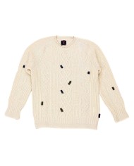 maglia panna da uomo xon LAVORAZIONE INTRECCIATA | BOB maglia panna da uomo xon LAVORAZIONE INTRECCIATA | BOB