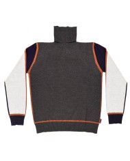 dolcevita color 5 da uomo con motivo in contrasto | BOB dolcevita color 5 da uomo con motivo in contrasto | BOB