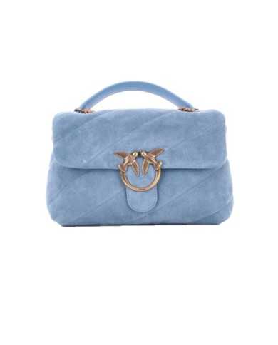 borsa azzurro cielo da donna con fibbia LOVE BIRDS CUT | PINKO