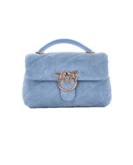 borsa azzurro cielo da donna con fibbia LOVE BIRDS CUT | PINKO