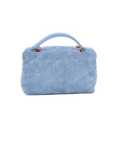 borsa azzurro cielo da donna con fibbia LOVE BIRDS CUT | PINKO