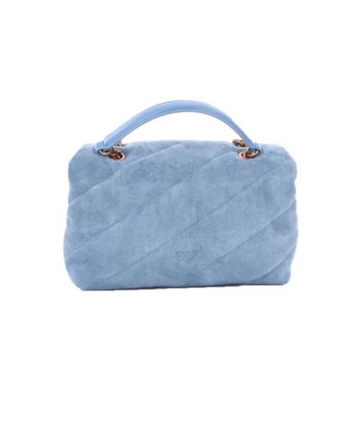 borsa azzurro cielo da donna con fibbia LOVE BIRDS CUT | PINKO