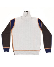 dolcevita color 6 da uomo con motivo in contrasto | BOB dolcevita color 6 da uomo con motivo in contrasto | BOB