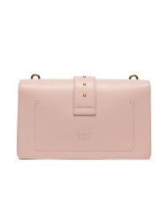 borsa cipria da donna con fibbia logata e bacello borchiato | PINKO