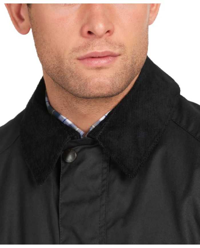 Giacca antivento uomo navy con finitura a cera opaca | BARBOUR Giacca antivento uomo navy con finitura a cera opaca | BARBOUR