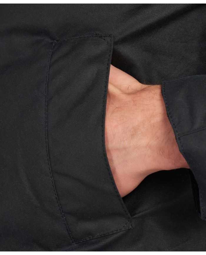 Giacca antivento uomo navy con finitura a cera opaca | BARBOUR Giacca antivento uomo navy con finitura a cera opaca | BARBOUR