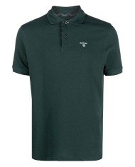 Polo uomo green gables con logo e scudetto cucito su petto | BARBOUR Polo uomo green gables con logo e scudetto cucito su petto | BARBOUR
