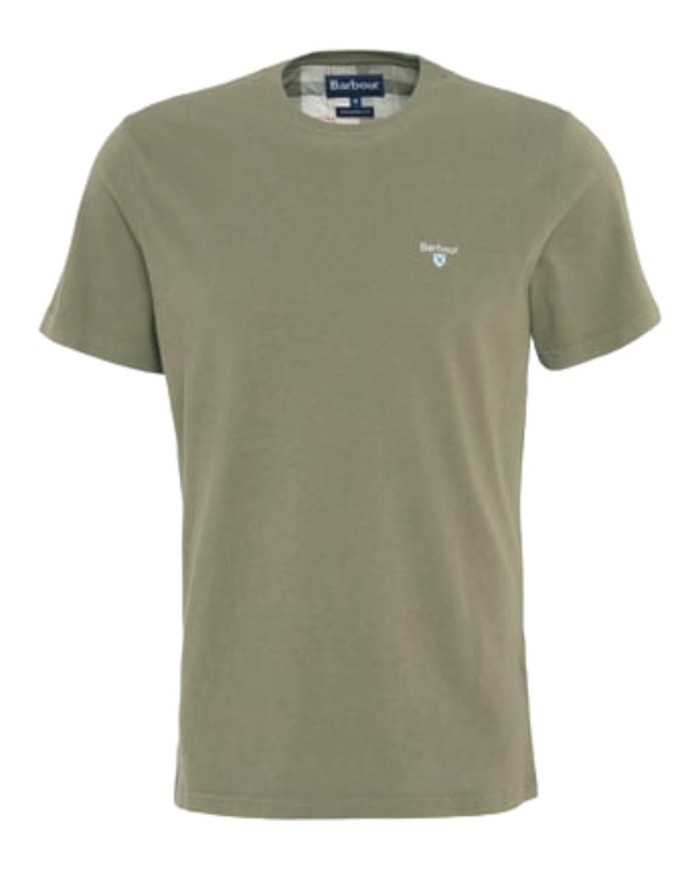 T-shirt da uomo con logo ricamato su petto | BARBOUR T-shirt da uomo con logo ricamato su petto | BARBOUR
