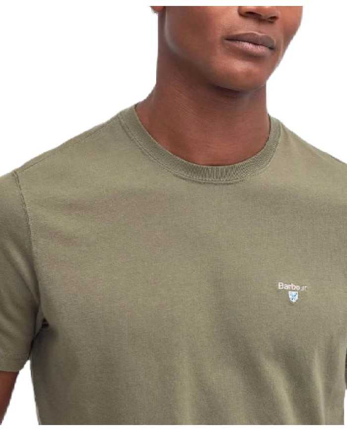T-shirt da uomo con logo ricamato su petto | BARBOUR T-shirt da uomo con logo ricamato su petto | BARBOUR