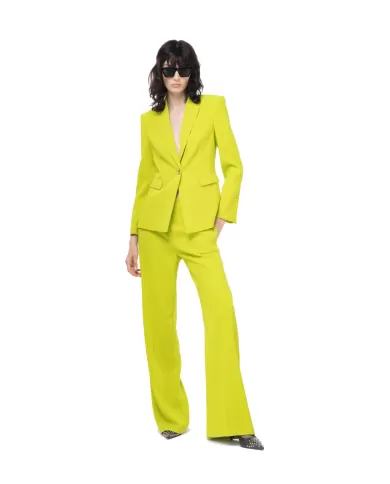 Giacca donna verde stile blazer in crêpe stretch| PINKO Giacca donna verde stile blazer in crêpe stretch| PINKO