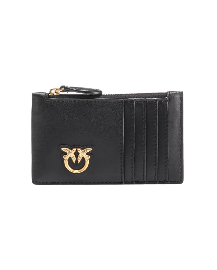 Portacarte donna nero-antique gold 100251 A0F1 AIRONE| PINKO Portacarte donna nero-antique gold 100251 A0F1 AIRONE| PINKO