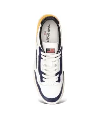 Sneakers uomo bianche/navy/gialle con loghi | RALPH LAUREN Sneakers uomo bianche/navy/gialle con loghi | RALPH LAUREN