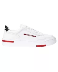 Sneakers uomo bianche con loghi e dettaglio a bandiera | RALPH LAUREN Sneakers uomo bianche con loghi e dettaglio a bandiera | RALPH LAUREN