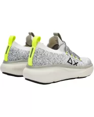 Sneakers ergonomica uomo bianche con cuciture termosaldate | SUN68 Sneakers ergonomica uomo bianche con cuciture termosaldate | SUN68