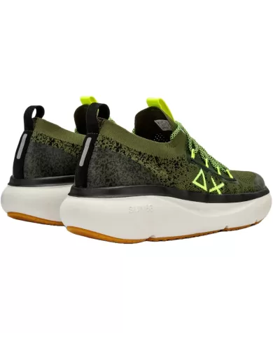 Sneakers ergonomica uomo militare con cuciture termosaldate | SUN68