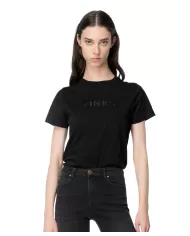 Tシャツ・カットソー PINKO Woman T-Shirt Black 102798A170 Z99 Pinko T-shirts for Women | Online Sale up to 57% off | Lyst