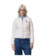 Piumino donna bianco ottico con fettuccia plissettata | BLAUER Piumino donna bianco ottico con fettuccia plissettata | BLAUER