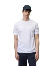 T-shirt Uomo bianco ottico in jersey con logo stampato avanti | BLAUER T-shirt Uomo bianco ottico in jersey con logo stampato avanti | BLAUER