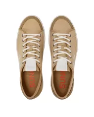 Sneakers Uomo beige stile skater in misto pelle | SUN68 Sneakers Uomo beige stile skater in misto pelle | SUN68