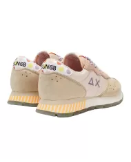 Sneakers donna bianche in pelle con fantasia multicolore | SUN68 Sneakers donna bianche in pelle con fantasia multicolore | SUN68