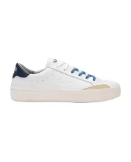 Sneakers uomo stile skater in pelle bianca e blue navy | SUN68 Sneakers uomo stile skater in pelle bianca e blue navy | SUN68