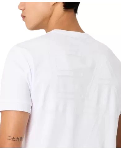 T-Shirt uomo bianca con patch olografica e loghi | EA7 T-Shirt uomo bianca con patch olografica e loghi | EA7