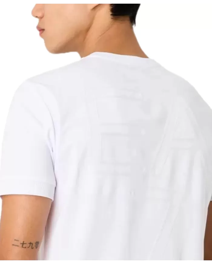 T-Shirt uomo bianca con patch olografica e loghi | EA7 T-Shirt uomo bianca con patch olografica e loghi | EA7