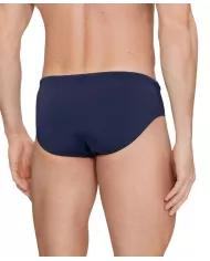 Slip mare uomo blu navy elasticizzato con logo laterale | EA7