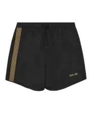 Boxer uomo nero con coulisse in vita e patch con logo | EA7