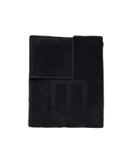 Telo mare uomo nero 100% cotone con logo | EA7