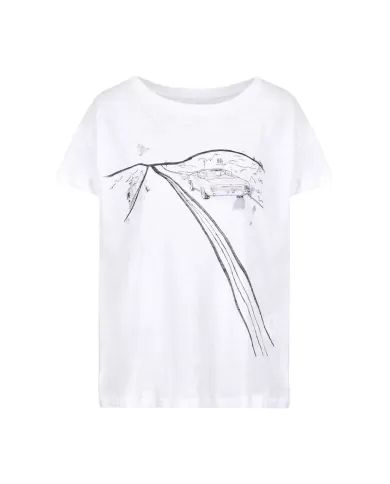 T-Shirt donna bianca con stampa fronte/retro | ARMANI EXCHANGE T-Shirt donna bianca con stampa fronte/retro | ARMANI EXCHANGE