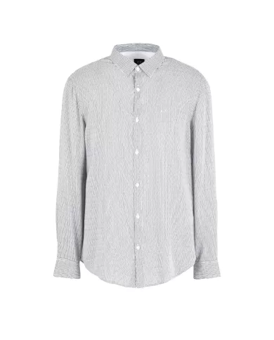 Camicia uomo wiquarry irregular lines con logo | ARMANI EXCHANGE Camicia uomo wiquarry irregular lines con logo | ARMANI EXCHANGE