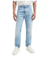 Jeans uomo indigo denim a gamba dritta | ARMANI EXCHANGE