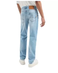 Jeans uomo indigo denim a gamba dritta | ARMANI EXCHANGE